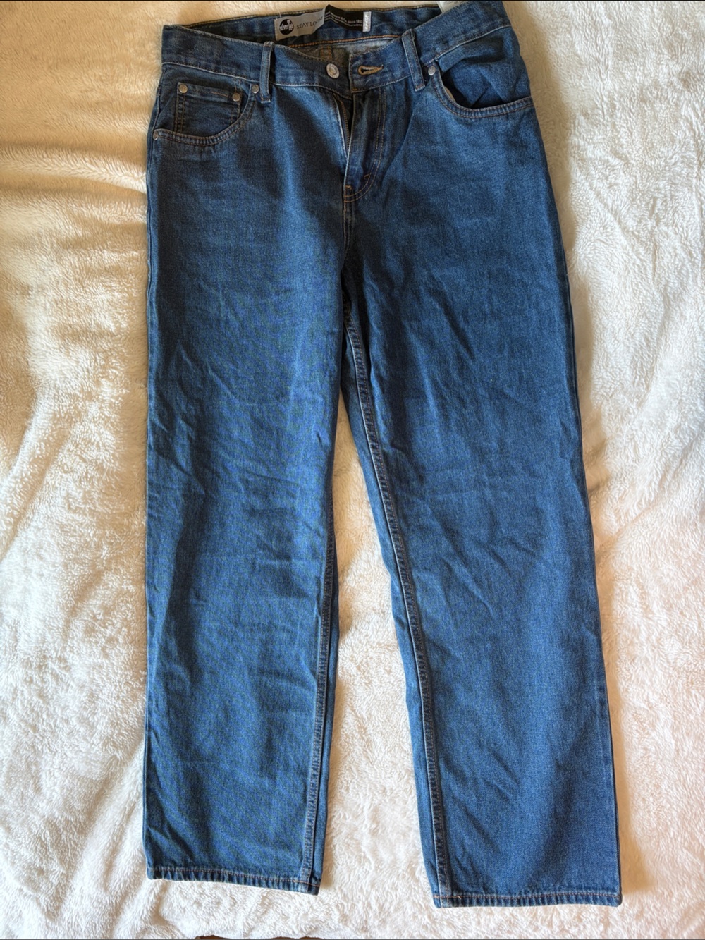 Levi's Classic Straight Leg Blue Denim Jeans